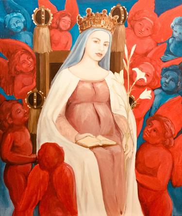 Original Conceptual Religion Paintings by Raffaella Curti