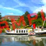Wareham River Boat - Limited Edition of 1 by C Antonio