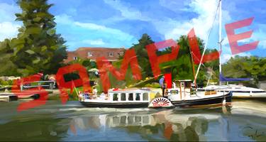 Wareham River Boat - Limited Edition of 1 thumb