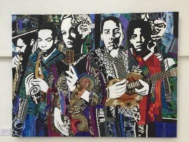 Print of Portraiture Music Paintings by Nevine Mattar