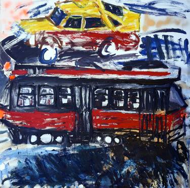 Original Expressionism Car Paintings by Jody Richardson