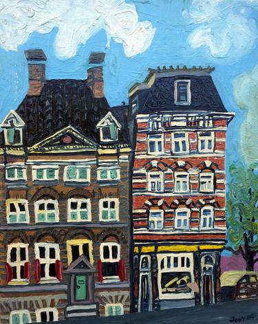 Print of Expressionism Architecture Paintings by Jody Richardson