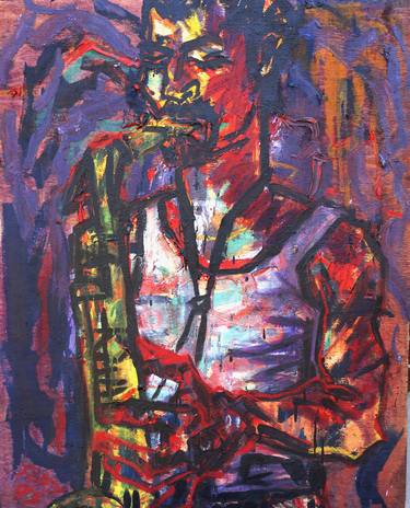 Print of Expressionism Men Paintings by Jody Richardson