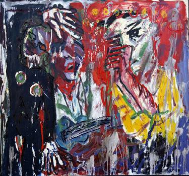 Print of Expressionism Men Paintings by Jody Richardson
