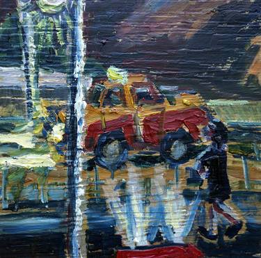 Original Expressionism Automobile Paintings by Jody Richardson