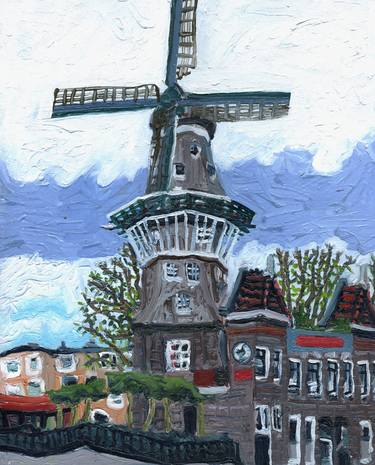 Original Expressionism Architecture Paintings by Jody Richardson