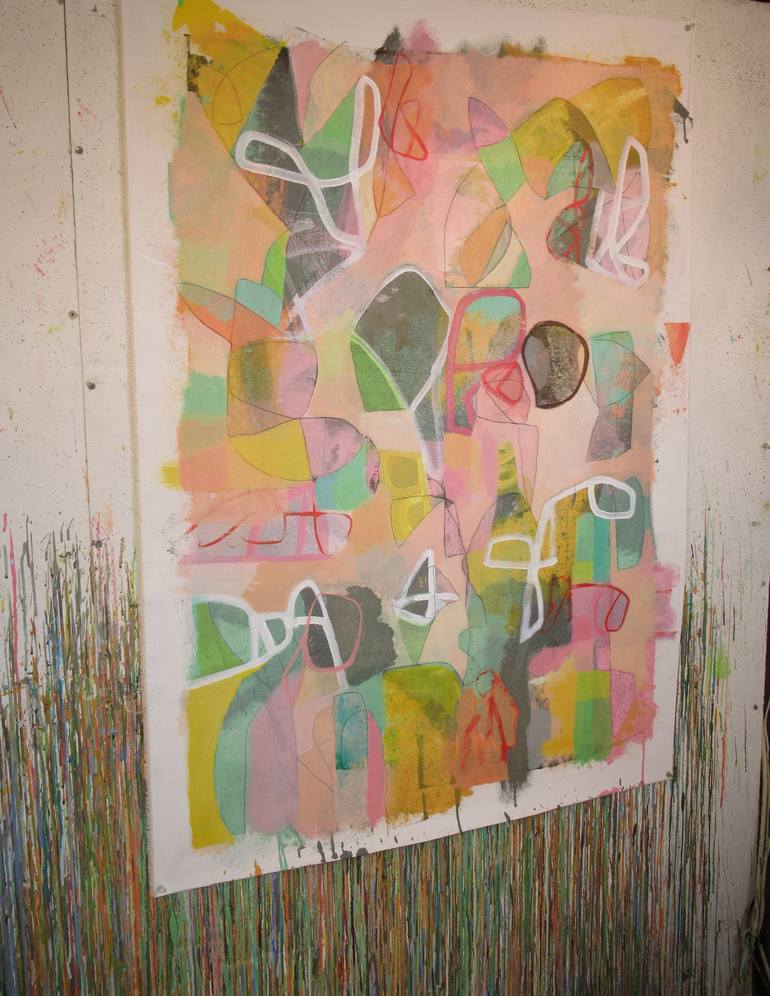 Original Abstract Painting by Hal Mayforth