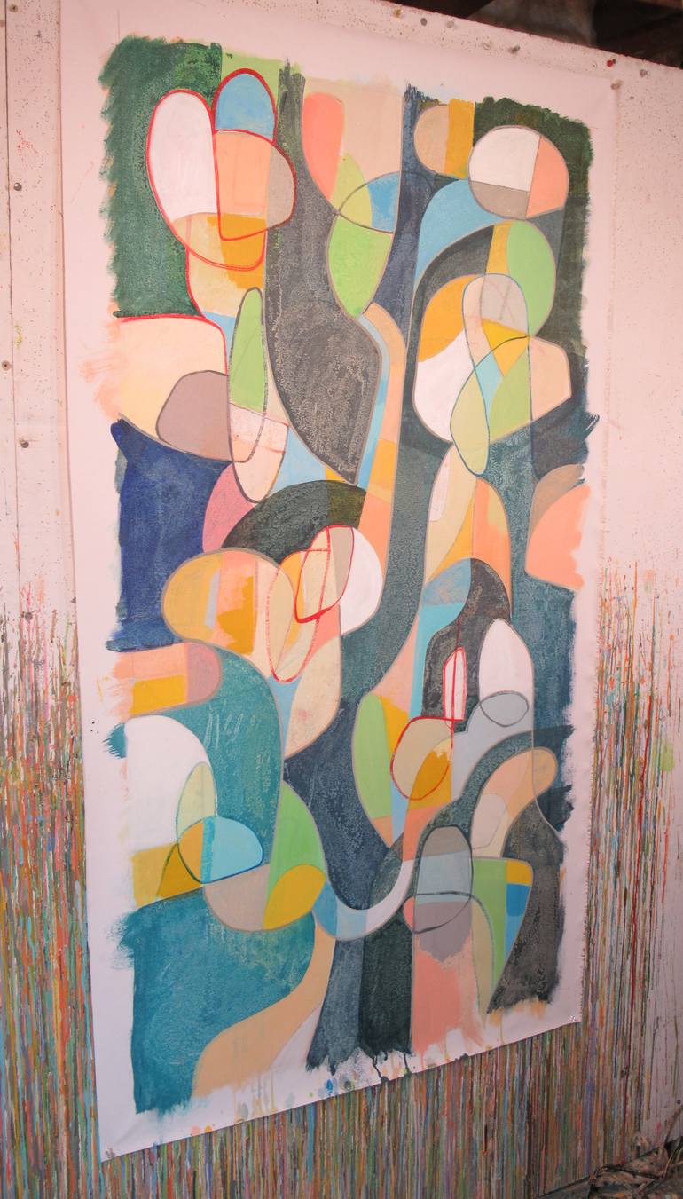 Original Abstract Painting by Hal Mayforth