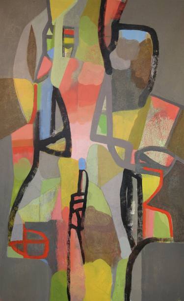Original Abstract Expressionism Abstract Painting by Hal Mayforth