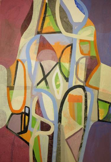 Original Abstract Expressionism Abstract Painting by Hal Mayforth