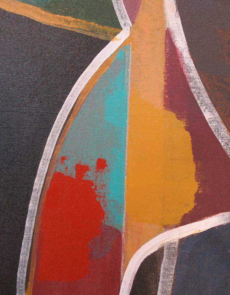 Original Abstract Expressionism Abstract Painting by Hal Mayforth