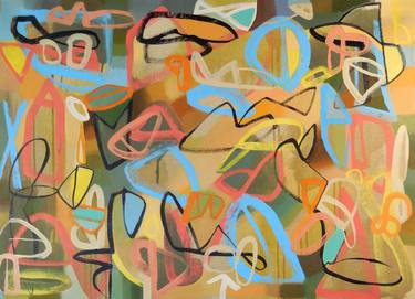 Original Abstract Paintings by Hal Mayforth