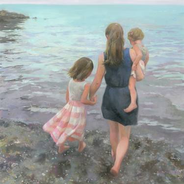 Mother and her Daughters beside the Black Sea thumb