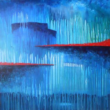 Print of Abstract Seascape Paintings by Ank Draijer