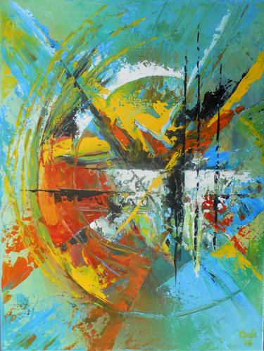 Print of Abstract Paintings by Ank Draijer