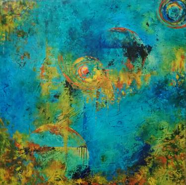 Original Abstract Expressionism Abstract Paintings by Ank Draijer