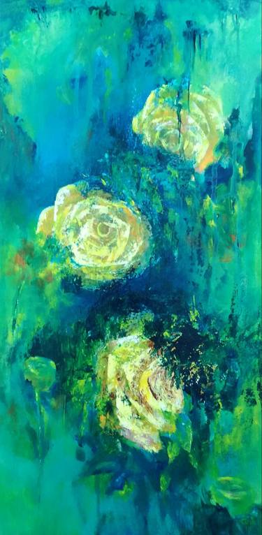 Print of Abstract Expressionism Floral Paintings by Ank Draijer