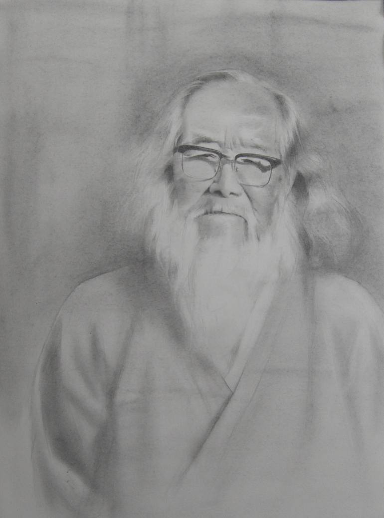 Dr. Iwasa Drawing by Yuka Imata | Saatchi Art