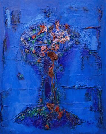 Original Abstract Expressionism Floral Paintings by Alexander Ahilov