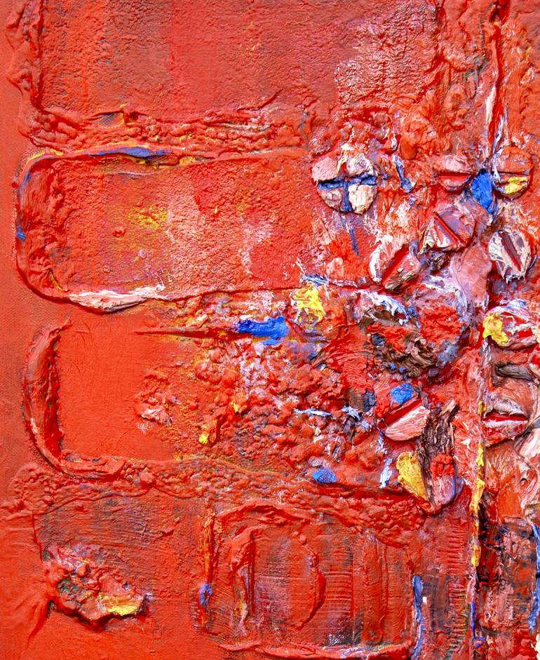 Original Abstract Expressionism Still Life Painting by Alexander Ahilov