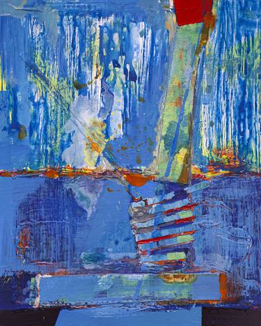 Original Abstract Expressionism Abstract Paintings by Alexander Ahilov