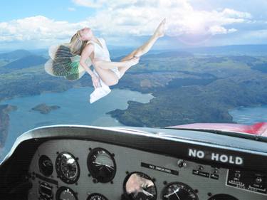 Print of Figurative Airplane Digital by kevin laidler