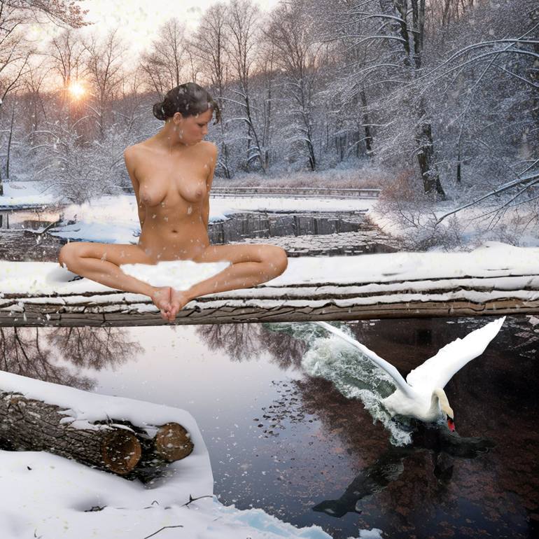 Original Contemporary Nude Digital by kevin laidler