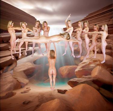 Original Surrealism Nude Digital by kevin laidler