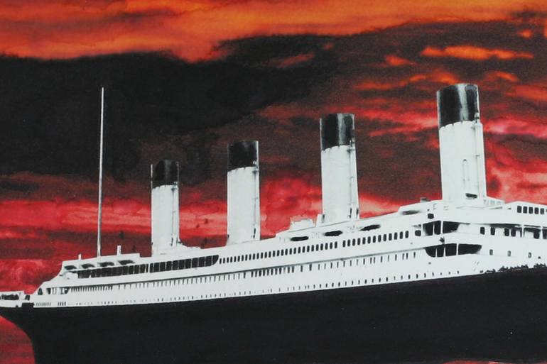 Original Ship Painting by kevin laidler