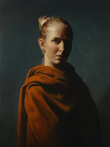 Figure with Red Shawl thumb