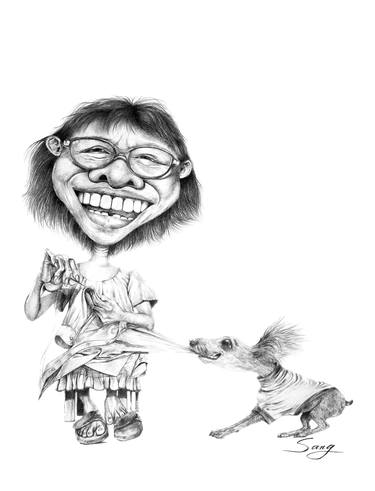 Print of Humor Drawings by Sang Huynh