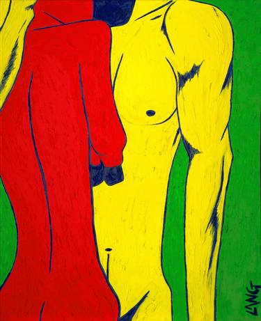 Original Pop Art Nude Printmaking by Michael Langmead