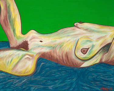 Original Figurative Nude Paintings by Michael Langmead
