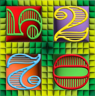 Original Conceptual Abstract Digital by Vinci Art