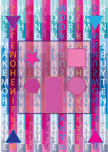 Original Abstract Home Digital by Vinci Art
