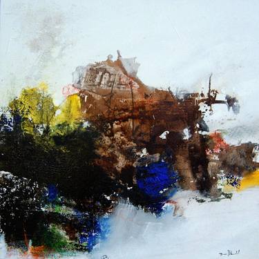 Original Abstract Expressionism Landscape Paintings by Denis Blondel