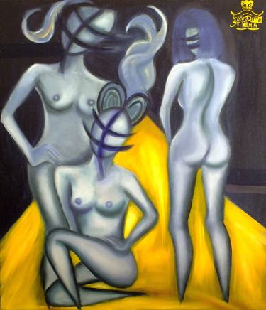 Original Nude Painting by King Von Bee