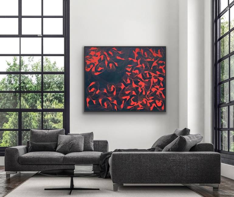 Original Abstract Painting by Younes Faghihi