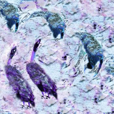 Original Abstract Expressionism Animal Digital by Ageliki Baka