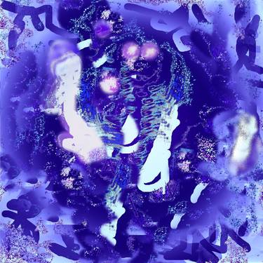 Original Abstract Expressionism Animal Digital by Ageliki Baka