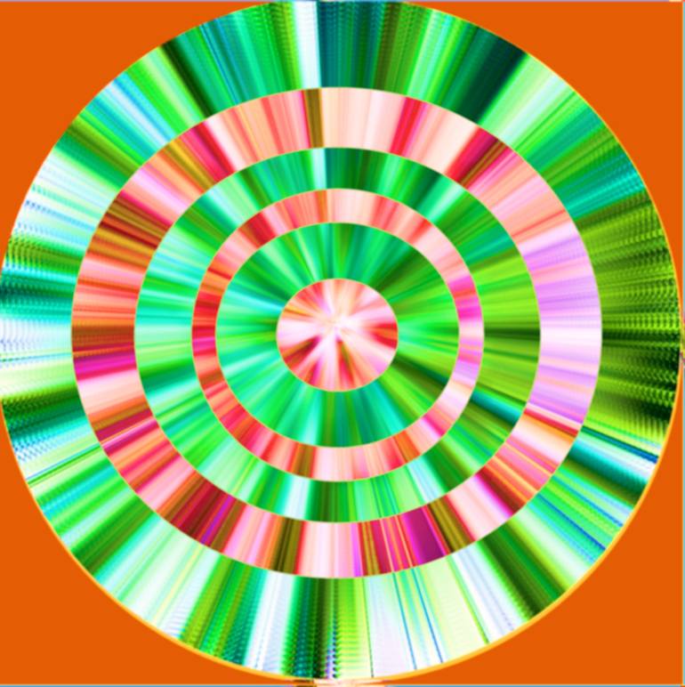 Original Conceptual Geometric Digital by Ageliki Baka