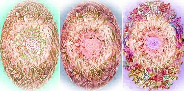 Original Abstract Expressionism Botanic Digital by Ageliki Baka