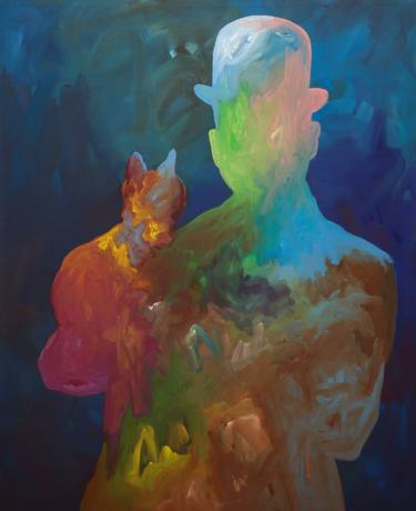 Original Figurative Abstract Paintings by Theo Overgaauw