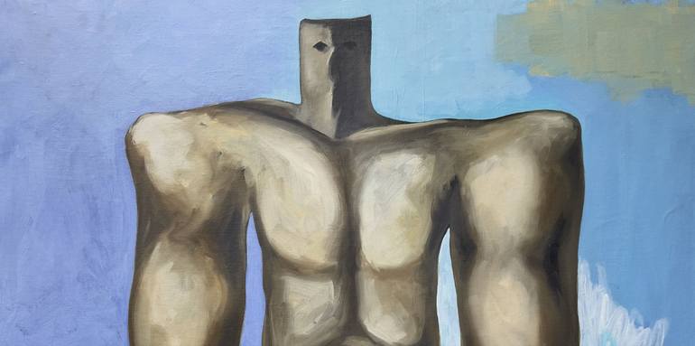 Original Contemporary Men Painting by Theo Overgaauw