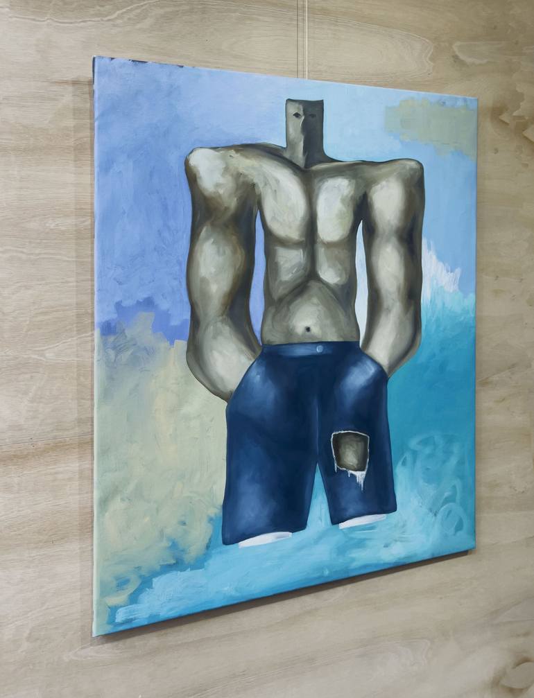 Original Contemporary Men Painting by Theo Overgaauw