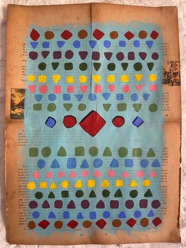 Original Algorithmic Abstract Paintings by Paulo Rojas