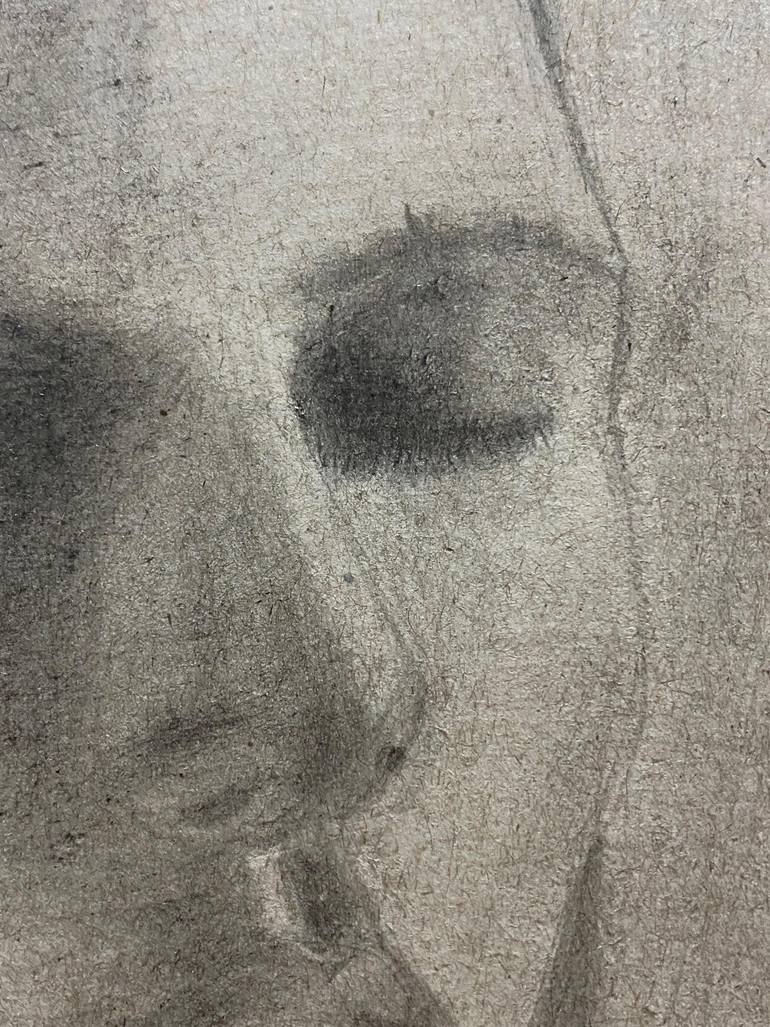 Original Realism Women Drawing by Paulo Rojas
