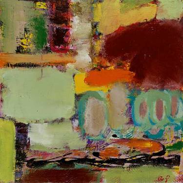 Original Abstract Paintings by Allan P Friedlander