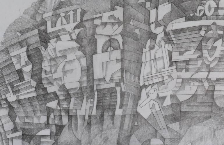 Original Black & White Landscape Drawing by Ian Macintosh