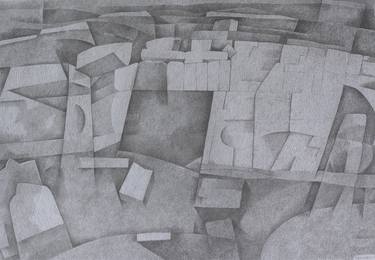 Original Abstract Landscape Drawings by Ian Macintosh